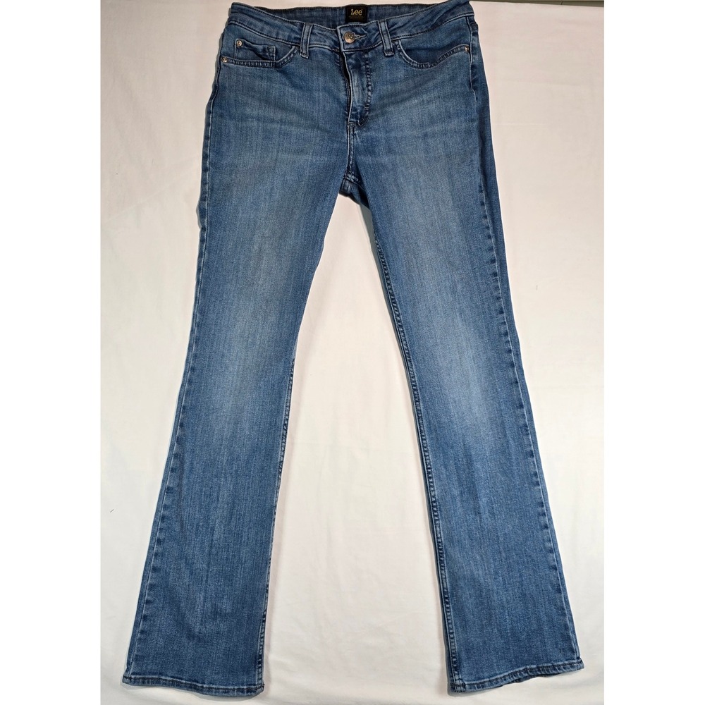 Lee Legendary Bootcut Jeans Womens 10L Medium Wash Stretch Denim 101CMBEW5